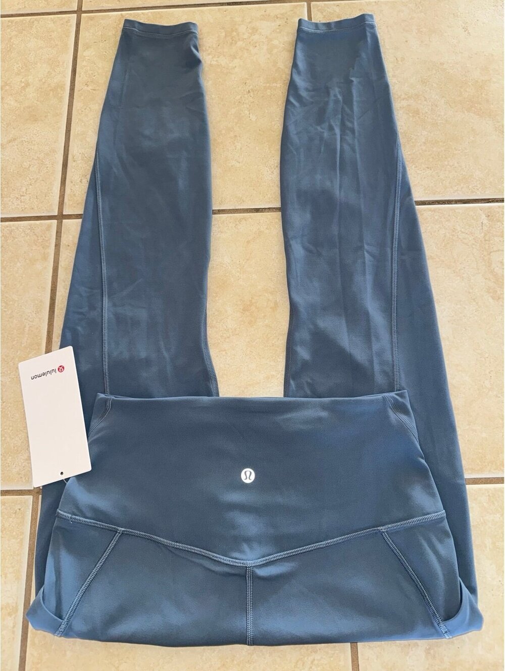 Lululemon Align With Pockets High Rise 28” Steel Blue Size 8 NWT